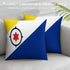 Bonaire Flag Throw Pillow - CaribeHeart Bonaire