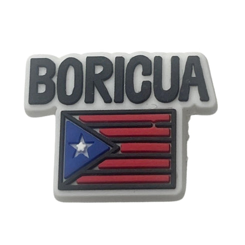 Puerto Rico Map - Boricua - Shoe Charm - CaribeHeart Puerto Rico