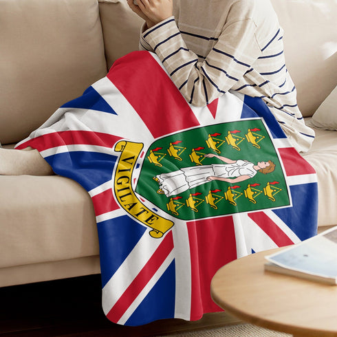 British Virgin Islands Blanket - CaribeHeart British Virgin Islands