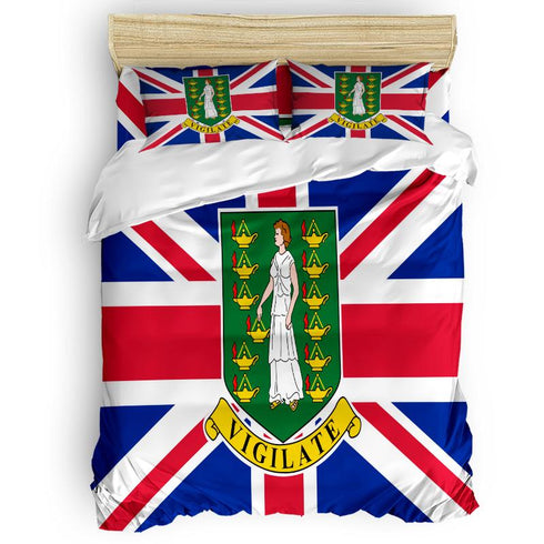British Virgin Islands Duvet Set - CaribeHeart British Virgin Islands