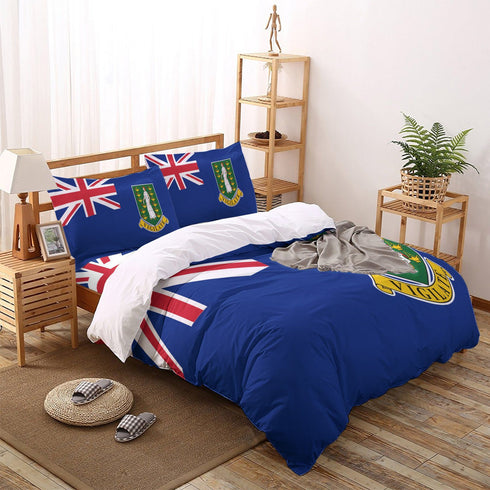 British Virgin Islands Duvet Set - CaribeHeart British Virgin Islands