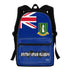 British Virgin Islands Flag Backpack British Virgin Islands Standard