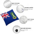 British Virgin Islands Flag Throw Pillow - CaribeHeart British Virgin Islands