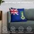 British Virgin Islands Flag Throw Pillow - CaribeHeart British Virgin Islands