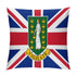 British Virgin Islands Flag Throw Pillow - CaribeHeart British Virgin Islands