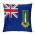 British Virgin Islands Flag Throw Pillow - CaribeHeart British Virgin Islands