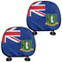 British Virgin Islands Headrest Cover - CaribeHeart British Virgin Islands