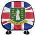 British Virgin Islands Headrest Cover - CaribeHeart British Virgin Islands