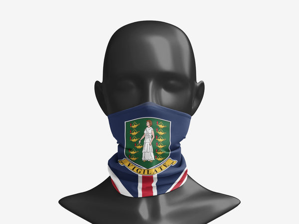 British Virgin Islands Neck Gaiter - CaribeHeart British Virgin Islands