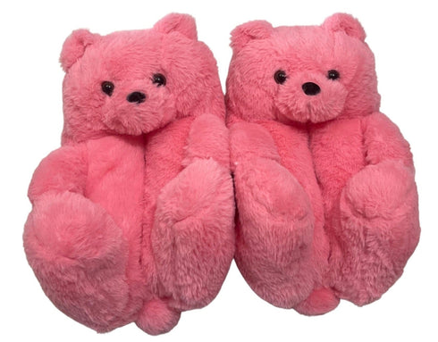 Bubble Gum Teddy Slippers - CaribeHeart Teddy