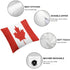 Canada Flag Throw Pillow - CaribeHeart Canada