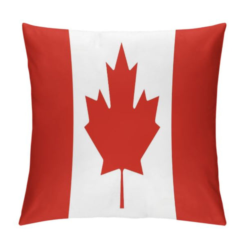 Canada Flag Throw Pillow - CaribeHeart Canada