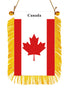 Canada Rearview Mirror Flag - CaribeHeart Canada