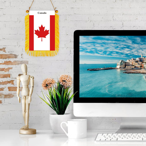 Canada Rearview Mirror Flag - CaribeHeart Canada