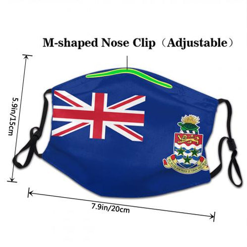 Cayman Islands Face Covering - CaribeHeart Cayman Islands