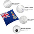 Cayman Islands Flag Throw Pillow - CaribeHeart Cayman Islands