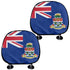 Cayman Islands Headrest Cover - CaribeHeart Cayman Islands