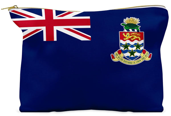 Cayman Islands Make-Up Cosmetic Pouch - CaribeHeart Cayman Islands
