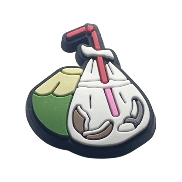 Coconut Water Shoe Charm - CaribeHeart CaribeHeart