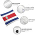 Costa Rica Flag Throw Pillow - CaribeHeart Costa Rica