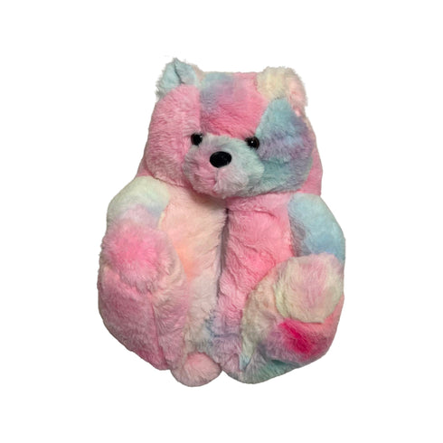 Cotton Candy Teddy Slippers - CaribeHeart Teddy