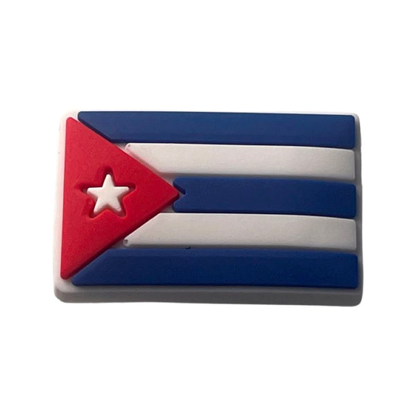 Cuba Flag Shoe Charm - CaribeHeart Cuba