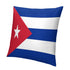 Cuba Flag Throw Pillow - CaribeHeart Cuba