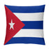 Cuba Flag Throw Pillow - CaribeHeart Cuba