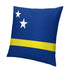 Curacao Flag Throw Pillow - CaribeHeart Curacao
