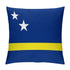 Curacao Flag Throw Pillow - CaribeHeart Curacao