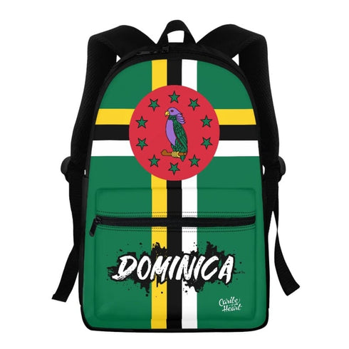 Dominica Flag Backpack Dominica