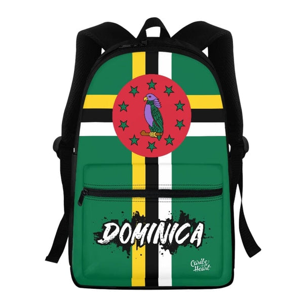 Dominica Flag Backpack Dominica