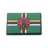 Dominica Flag Shoe Charm - CaribeHeart Dominica