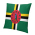 Dominica Flag Throw Pillow - CaribeHeart Dominica