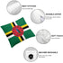 Dominica Flag Throw Pillow - CaribeHeart Dominica