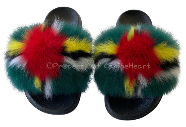 Dominica Fluffy Slipper - CaribeHeart Dominica