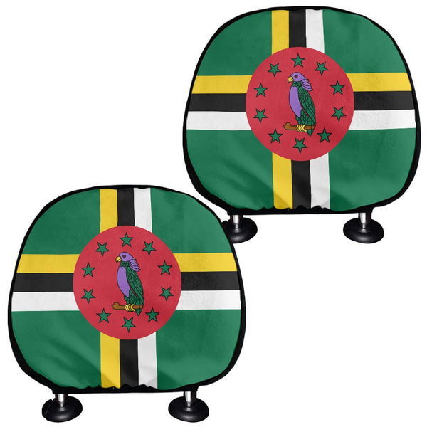 Dominica Headrest Cover - CaribeHeart Dominica