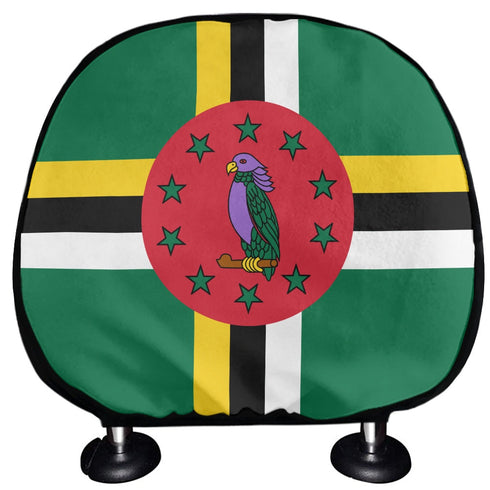 Dominica Headrest Cover - CaribeHeart Dominica