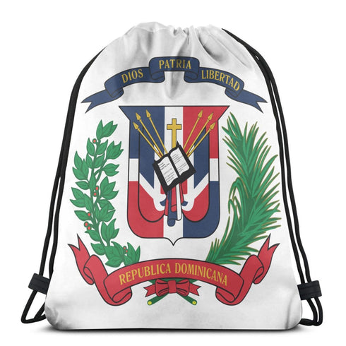 Dominican Republic Drawstring Bag - CaribeHeart Dominican Republic