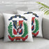 Dominican Republic Flag Throw Pillow - CaribeHeart Dominican Republic