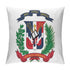 Dominican Republic Flag Throw Pillow - CaribeHeart Dominican Republic