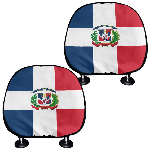 Dominican Republic Headrest Cover - CaribeHeart Dominican Republic