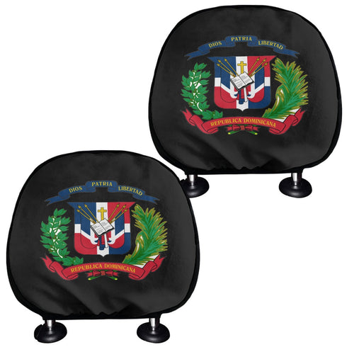 Dominican Republic Headrest Cover - CaribeHeart Dominican Republic