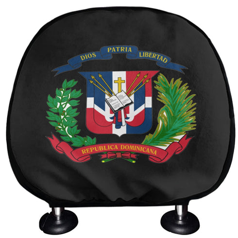 Dominican Republic Headrest Cover - CaribeHeart Dominican Republic