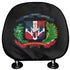 Dominican Republic Headrest Cover - CaribeHeart Dominican Republic