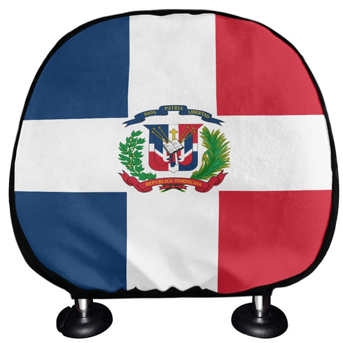 Dominican Republic Headrest Cover - CaribeHeart Dominican Republic