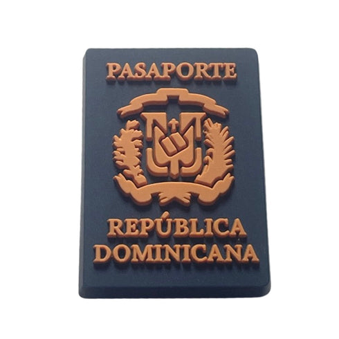 Dominican Republic Passport Shoe Charm - CaribeHeart Dominican Republic