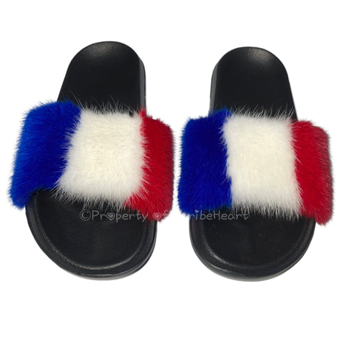 France Mink Slipper - CaribeHeart France