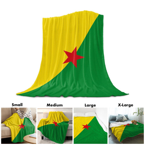 French Guiana Blanket - CaribeHeart French Guiana