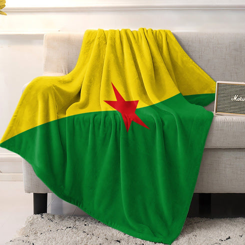 French Guiana Blanket - CaribeHeart French Guiana